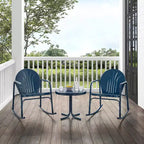 Ensemble de 3 chaises à bascule de jardin Crosley Griffith