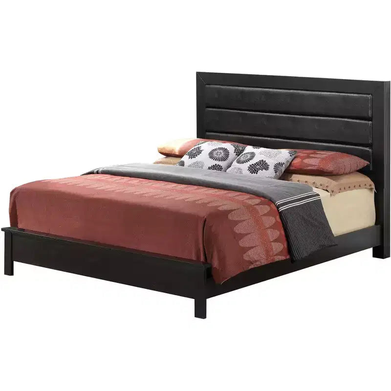 Passion Furniture Burlington Upholstered Full Panel Bed