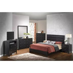 Passion Furniture Burlington Upholstered Full Panel Bed
