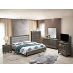 Passion Furniture Burlington Upholstered Full Panel Bed
