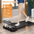 Costway Walking Pad Under Desk Treadmill with Watch Remote LED Touch Screen for Home/Office