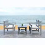 Burbank 4 Piece Patio Set - Indoor/Outdoor - PAT7006 - Safavieh