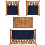 Burbank 4 Piece Patio Set - Indoor/Outdoor - PAT7006 - Safavieh