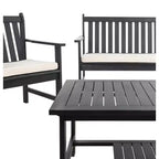Burbank 4 Piece Patio Set - Indoor/Outdoor - PAT7006 - Safavieh