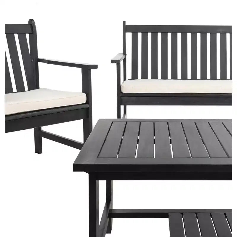 Burbank 4 Piece Patio Set - Indoor/Outdoor - PAT7006 - Safavieh