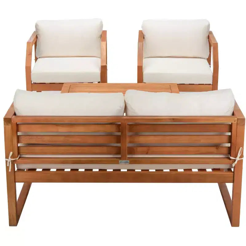 Dren 4 Piece Living Set - Indoor/Outdoor - PAT7067 - Safavieh