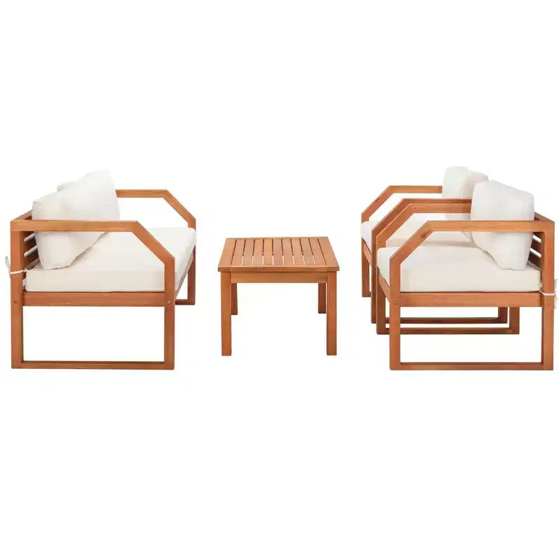 Dren 4 Piece Living Set - Indoor/Outdoor - PAT7067 - Safavieh