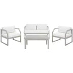 Dren 4 Piece Living Set - Indoor/Outdoor - PAT7067 - Safavieh