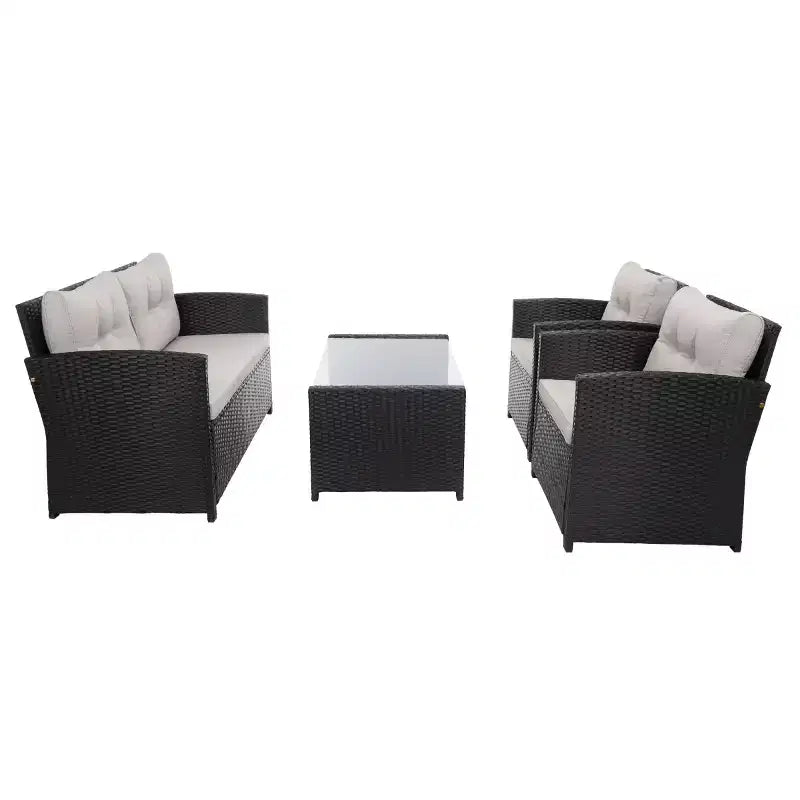 Vellor 4 Piece Living Set - Indoor/Outdoor - PAT7516 - Safavieh