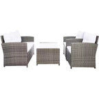 Vellor 4 Piece Living Set - Indoor/Outdoor - PAT7516 - Safavieh