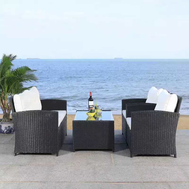 Vellor 4 Piece Living Set - Indoor/Outdoor - PAT7516 - Safavieh