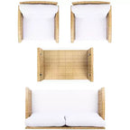 Vellor 4 Piece Living Set - Indoor/Outdoor - PAT7516 - Safavieh