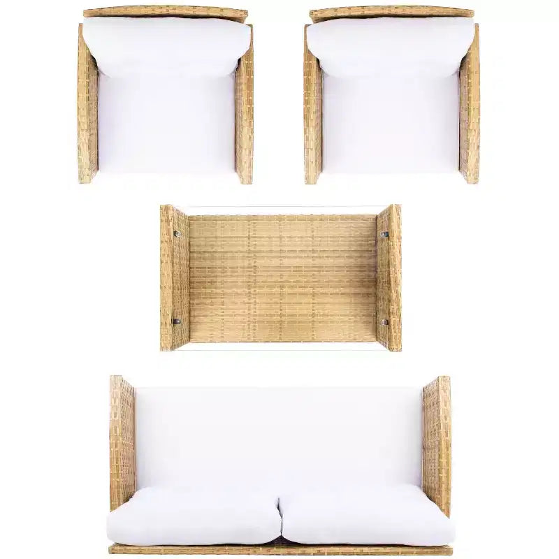 Vellor 4 Piece Living Set - Indoor/Outdoor - PAT7516 - Safavieh