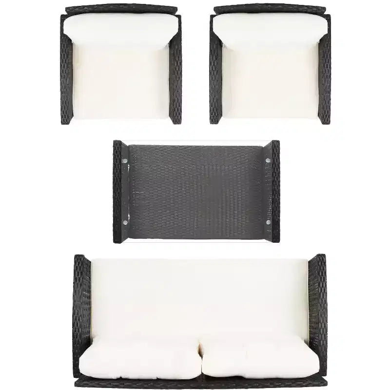 Vellor 4 Piece Living Set - Indoor/Outdoor - PAT7516 - Safavieh