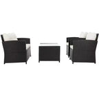Vellor 4 Piece Living Set - Indoor/Outdoor - PAT7516 - Safavieh