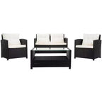 Vellor 4 Piece Living Set - Indoor/Outdoor - PAT7516 - Safavieh