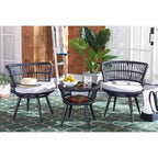 Kyomi 3 Piece Lounge Set - Indoor/Outdoor - PAT9032 - Safavieh