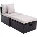 Ensemble Pramla Sette et Ottoman pour patio - Intérieur/Extérieur - PAT7515 - Safavieh