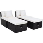 Ensemble Pramla Sette et Ottoman pour patio - Intérieur/Extérieur - PAT7515 - Safavieh
