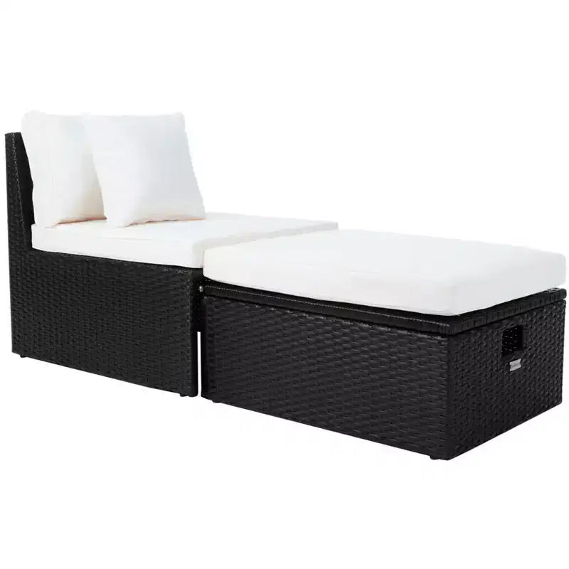 Ensemble Pramla Sette et Ottoman pour patio - Intérieur/Extérieur - PAT7515 - Safavieh