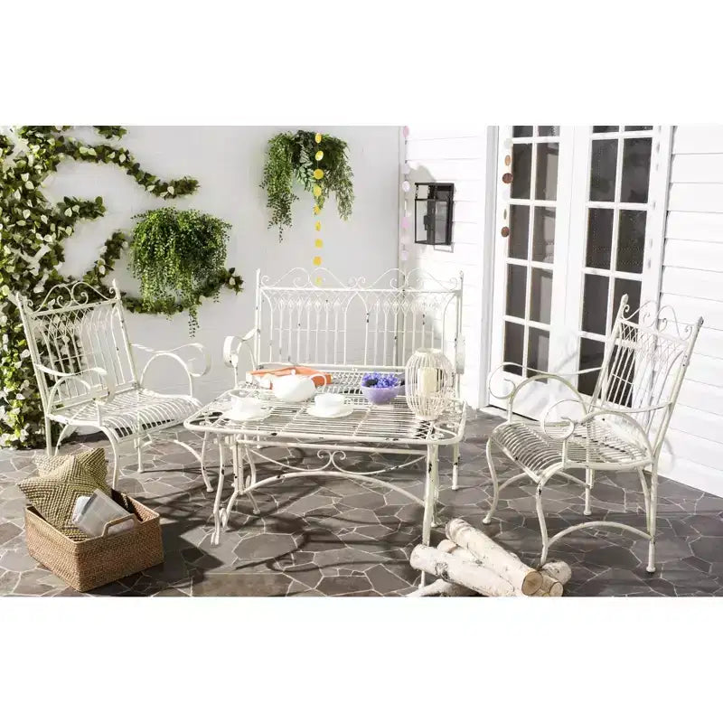 Ensemble de patio 4 pièces Leah - Intérieur/Extérieur - PAT5000 - Safavieh