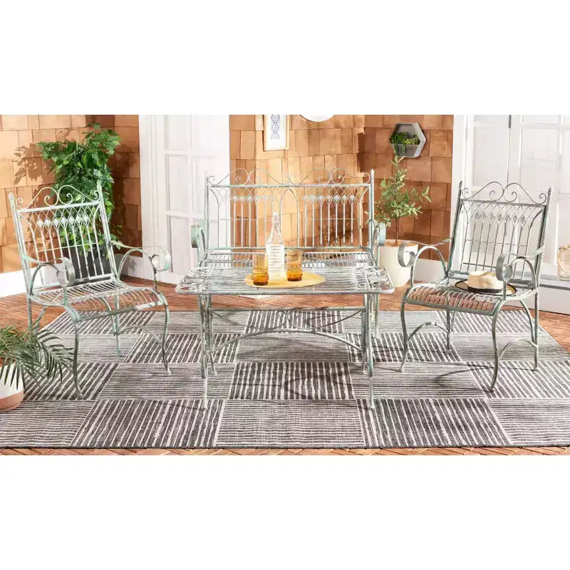 Ensemble de patio 4 pièces Leah - Intérieur/Extérieur - PAT5000 - Safavieh