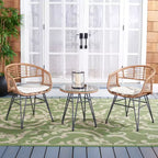 Ferla 3 Piece Lounger Set - Indoor/Outdoor - PAT9014 - Safavieh