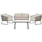 Benjin 4 Piece Living Set - Indoor/Outdoor - PAT9003 - Safavieh