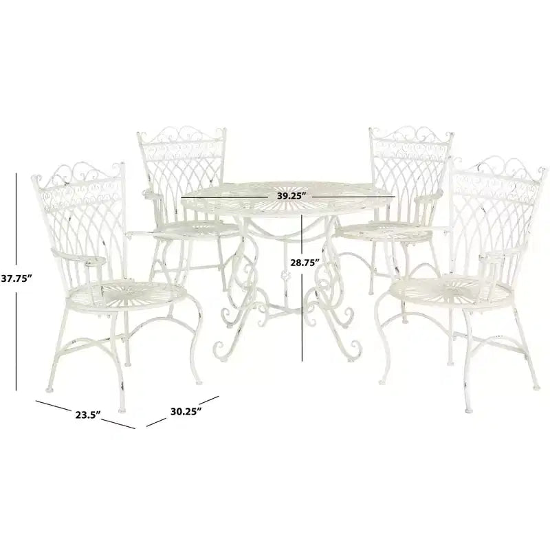 Thessaly 5 Piece Patio Set - Indoor/Outdoor - PAT5003 - Safavieh