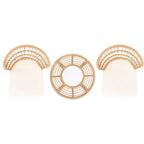 Ensemble de 3 chaises longues Prenza - Intérieur/Extérieur - PAT9013 - Safavieh