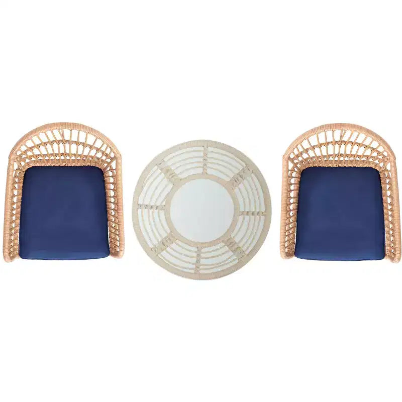 Ensemble de 3 chaises longues Berlen - Intérieur/extérieur - PAT9012 - Safavieh