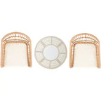 Ensemble de 3 chaises longues Berlen - Intérieur/extérieur - PAT9012 - Safavieh