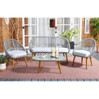Halcott 4 Piece Living Set - Indoor/Outdoor - PAT7526 - Safavieh