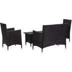 Figueroa 4 Piece Patio Set - Indoor/Outdoor - PAT2508 - Safavieh