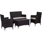 Figueroa 4 Piece Patio Set - Indoor/Outdoor - PAT2508 - Safavieh