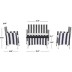 Figueroa 4 Piece Patio Set - Indoor/Outdoor - PAT2508 - Safavieh