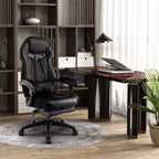 Chaise de jeu e-sport réglable Costway avec appuie-tête rembourré, support lombaire bleu/noir/gris/rouge