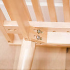 Banc d'entrée en bois massif du milieu du siècle Max & Lily