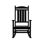 WestinTrends 3 Piece Outdoor Porch Rocking Chairs with Round Side Table Set