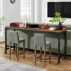 Lantine Queen Size Overbed Table, Over Bed Desk with Adjustable Tilt Stand, Mobile Laptop Cart Computer Desk for Home and Hospital
