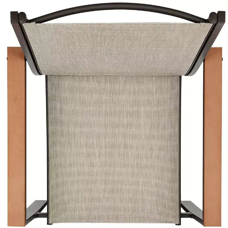 Ensemble de conversation d'extérieur 4 pièces en textilène pour terrasse avec causeuse et table Best Choice Products