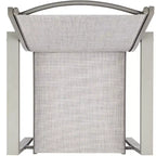 Ensemble de conversation d'extérieur 4 pièces en textilène pour terrasse avec causeuse et table Best Choice Products