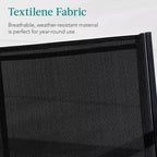 Ensemble de conversation d'extérieur 4 pièces en textilène pour terrasse avec causeuse et table Best Choice Products
