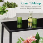 Ensemble de conversation d'extérieur 4 pièces en textilène pour terrasse avec causeuse et table Best Choice Products