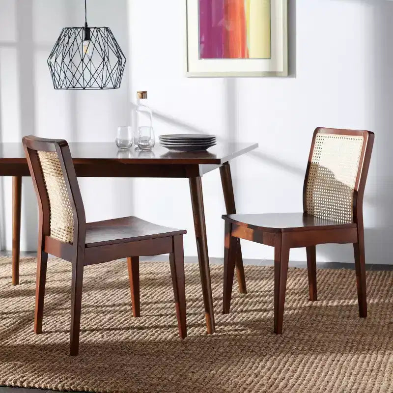 Benicio Rattan Dining Chair (Set of 2) - DCH1005 - Safavieh