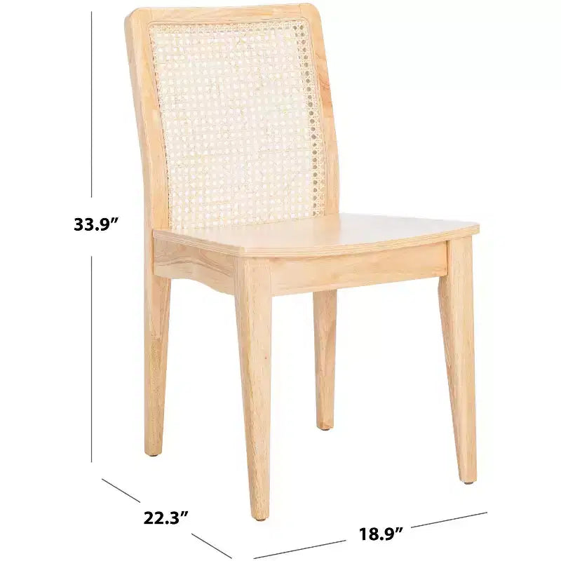 Benicio Rattan Dining Chair (Set of 2) - DCH1005 - Safavieh