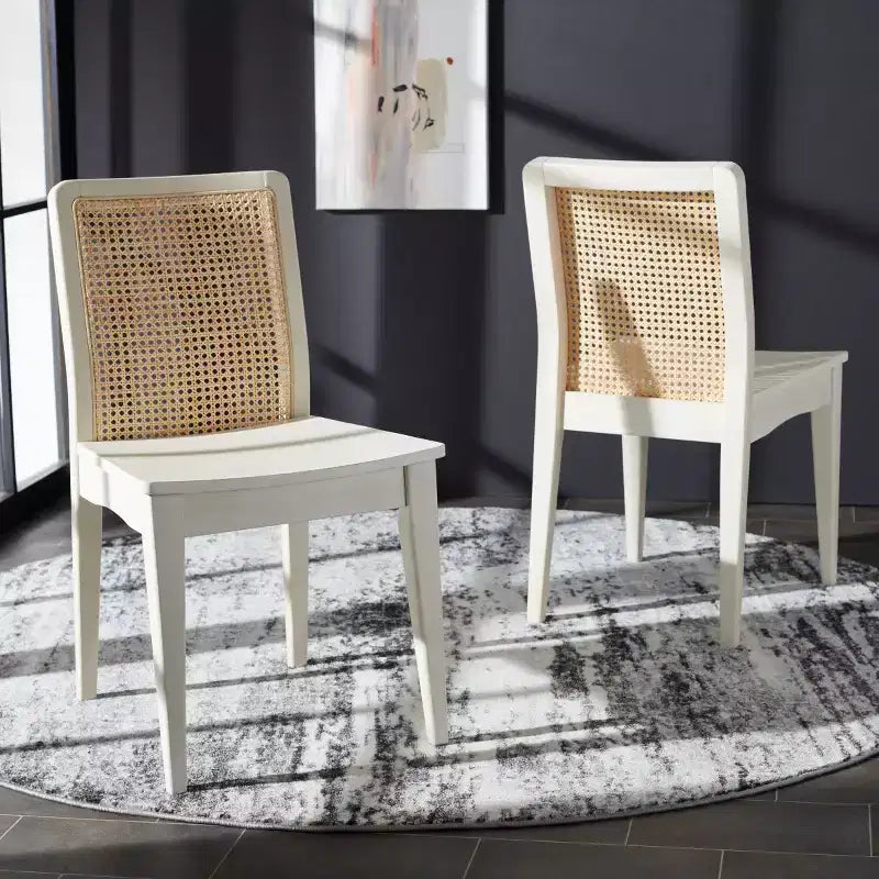Benicio Rattan Dining Chair (Set of 2) - DCH1005 - Safavieh