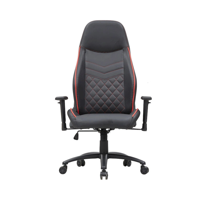 Joseff Black Faux Leather Reclining Gaming Chair by Furniture of America