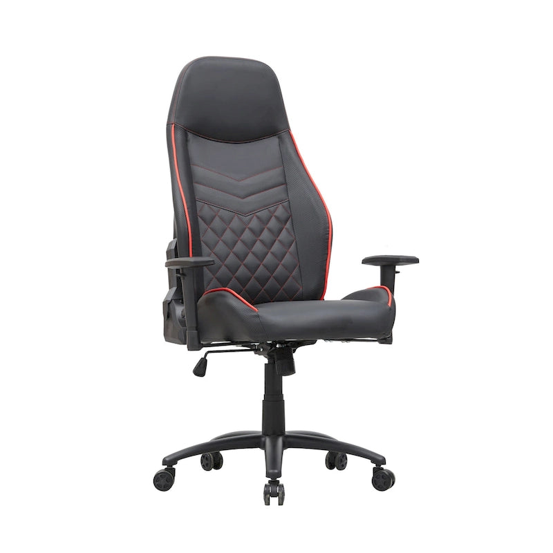 Joseff Black Faux Leather Reclining Gaming Chair by Furniture of America