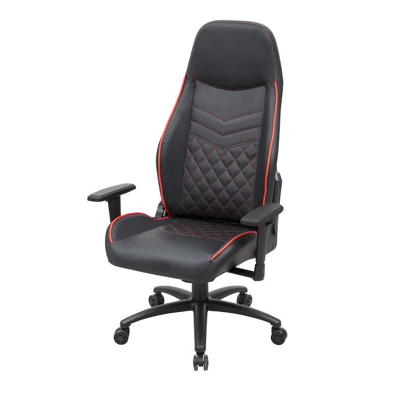 Joseff Black Faux Leather Reclining Gaming Chair by Furniture of America